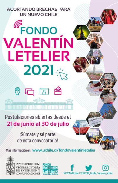 Afiche del Fondo Valentin Letelier 2021