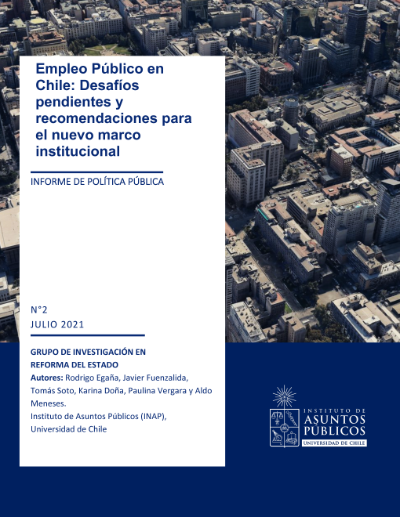 La publicación, elaborada por el grupo de investigación en Reforma del Estado de la U. de Chile, busca contribuir a mejorar el funcionamiento del empleo público en el marco del proceso constituyente.