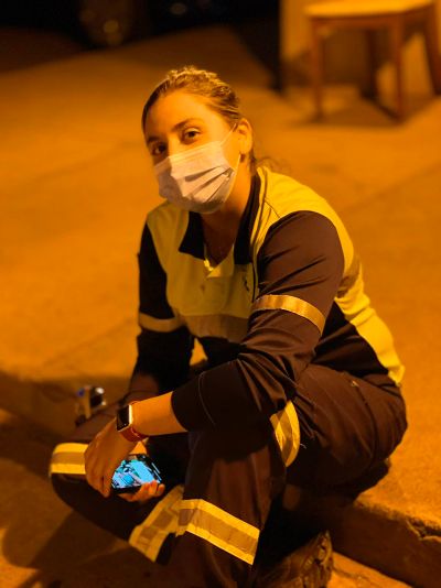 María Belén Escobar trabaja actualmente en el SAMU Metropolitano y ha tenido años complejos durante la pandemia por el COVID-19