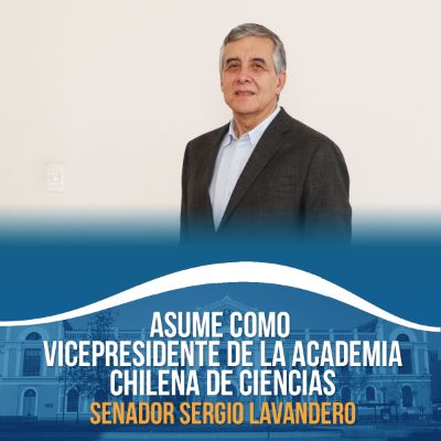El Senador Lavandero es académico de la Facultad de Ciencias Químicas y Farmacéuticas y director de ACCDiS.