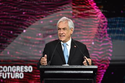 En la jornada inaugural también estuvo presente el Presidente Sebastián Piñera.