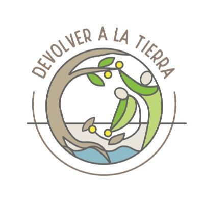 El logo del proyecto DeVolver a la Tierra. 