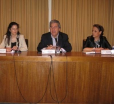 Luz Márquez de la Plata, Sergio Campos y Haydeé Domic.