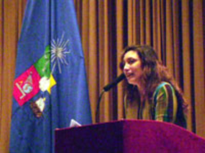 Prof. Sonia Pérez en el Segundo Seminario realizado por el Subprograma