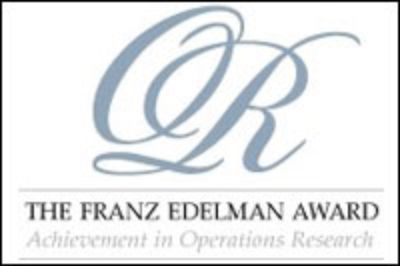 El Premio Edelman es el reconocimiento más importante de gestión que entrega el Institute for Operations Research and the Management Sciences en EE.UU.