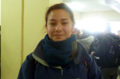 Sara Pozo, Estudiante del Liceo de Niñas de Puerto Montt