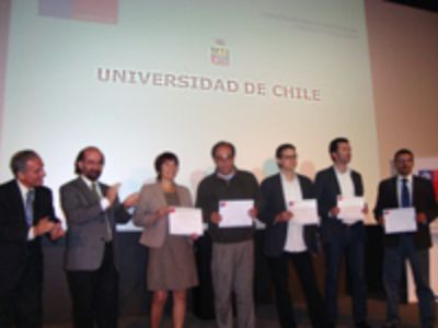 Los académicos de la Universidad de Chile ganadores del XIX Concurso I+D Fondef