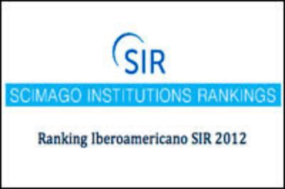 El ranking  SCIMago 2013 tomó en cuenta la producción científica entre los años 2007 y 2011. 