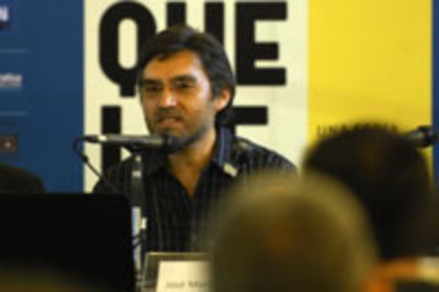 El lunes 4 de noviembre fue el turno de la presentación del libro "Autodeterminación. Ideas políticas mapuche en el albor del siglo XXI".