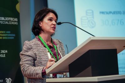 Pilar Rico-Castro, jefa de la Unidad de Acceso Abierto, Repositorios y Revistas de la Fundación Española para la Ciencia y la Tecnología (FECYT).