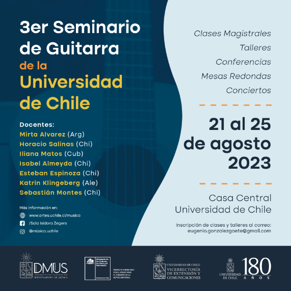 Universidad de Chile se convertirá en el centro de la guitarra clásica