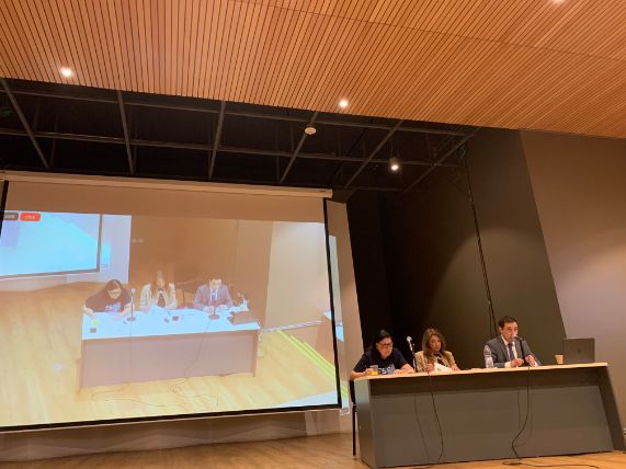Defensorías de la Niñez de Chile y Argentina compartieron desafíos en Facultad de Cs. Sociales.