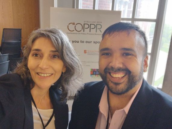 Cecilia Osorio y Nicolás Didier asisten a COPPR24 en la Universidad de Syracuse