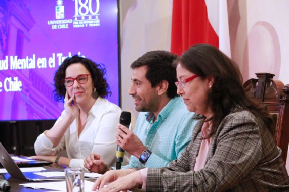 Seminario sobre Salud Mental en el Trabajo en la Comunidad Laboral de la Universidad de Chile