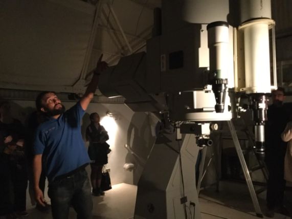 Telescopio en el Observatorio Astronómico Nacional