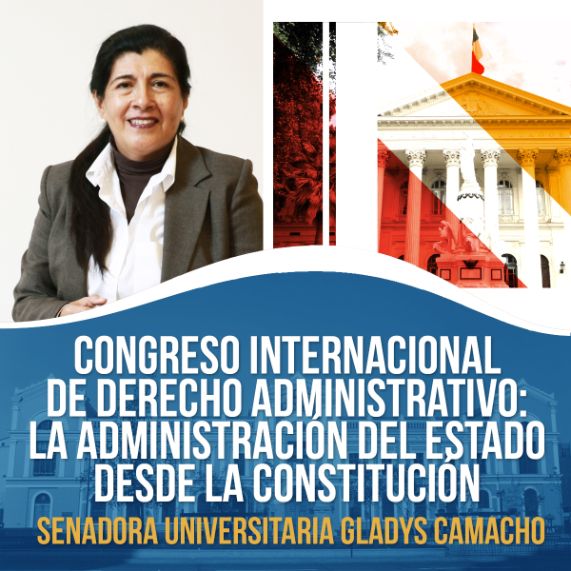 Senadora Camacho congreso derecho administrativo