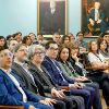 Autoridades y asistentes a la ceremonia de conmemoración de los 30 años de SISIB y del portal web institucional.