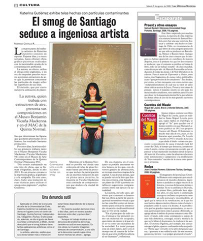 Las Ultimas Noticias Cultura Pag 38 9-08 2008 ( Grafika off)