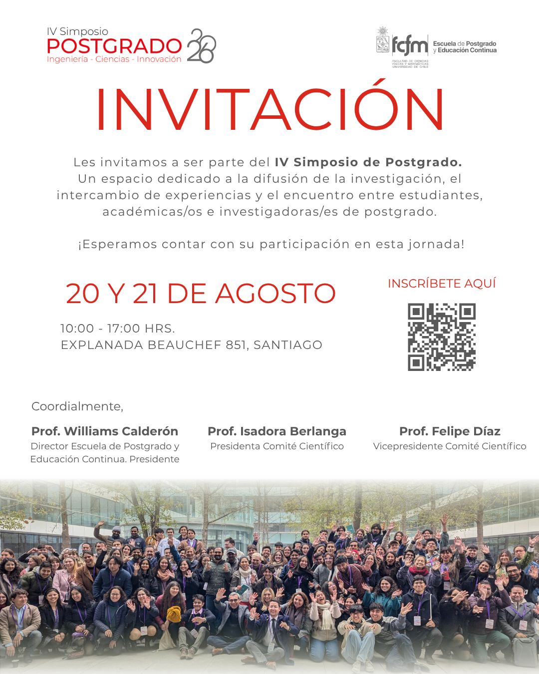 IV Simposio de Postgrado 2026 - Invitación