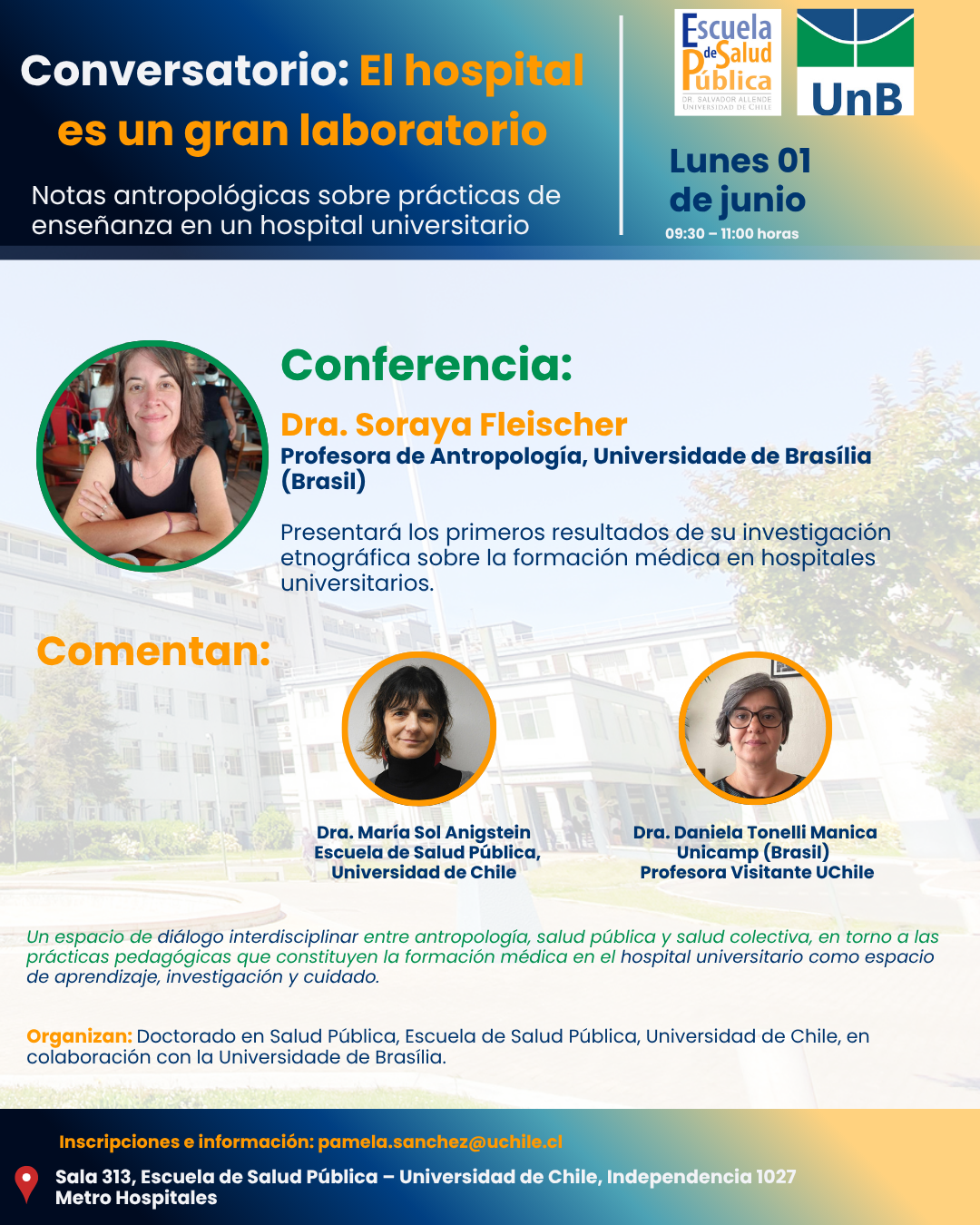Conversatorio: “El hospital es un gran laboratorio