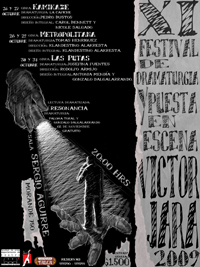 Con tres montajes participantes, el XI Festival de dramaturgia y dirección Víctor Jara se llevará a cabo entre el 26 de octubre y el 2 de noviembre, día de su clausura y premiación.