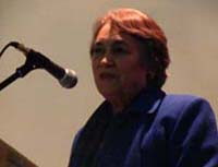 Decana Clara Luz Cárdenas.