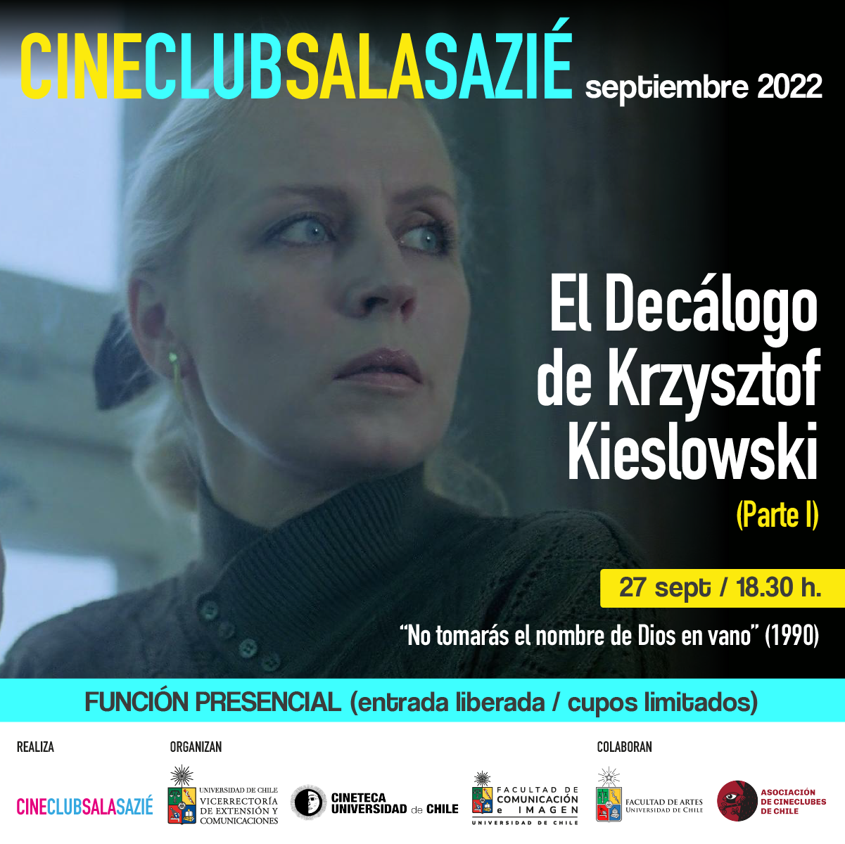 Cineclub Sala Sazié De La U De Chile Invita A La Comunidad