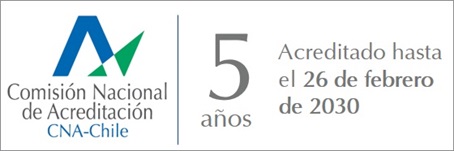 Acreditado por CNA-Chile por 5 años hasta febrero de 2030