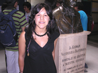 Tannia Sporman del Colegio Germania del Verbo Divino, Puerto Varas (X Región).