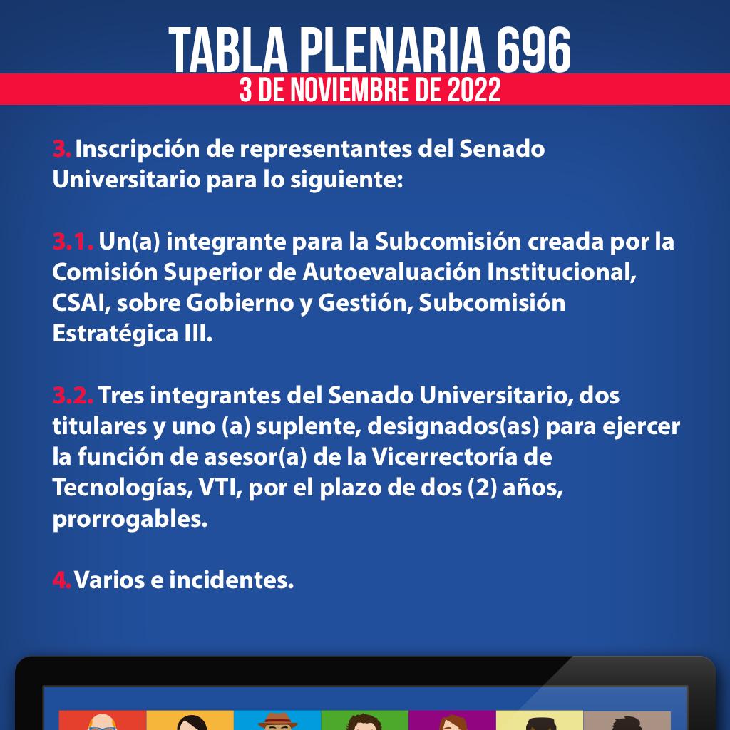 Plenaria N° 696 Del Senado Universitario - Universidad De Chile