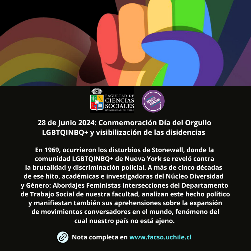 28 De Junio: Conmemoración Del Día Del Orgullo LGBTQINBQ+ Y ...