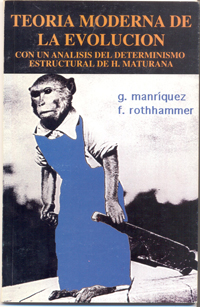 Portada del libro Teoría Moderna de la Evolución con un análisis del determinismo estructural de H. Maturana