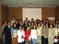 El Curso de capacitación fue impartido por los docentes de Odontopediatría de la Facultad de Odontología, Drs. Gisela Zillmann, José Hassi y Paulina San Pedro.