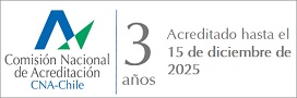 Acreditado por CNA-Chile por 3 años hasta diciembre de 2025