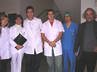Estudiantes de 4º Año Medio de la Scuola Italiana que esperan ingresar a la carrera de Odontología.