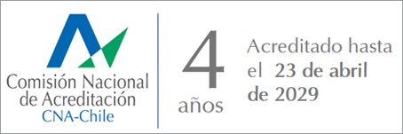 Acreditado por CNA-Chile por 4 años hasta abril de 2029