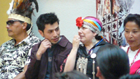 Francisco Huichaque ha estado presente en varias actividades vinculadas a los pueblos originarios, como II Bienal de Arte Indígena de Santiago y Festival de Cine Indígena, entre otros.