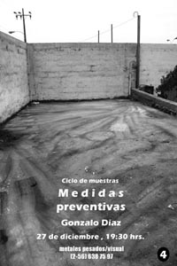 La obra de Gonzalo Díaz se exhibirá hasta el 20 de enero en la librería Metales Pesados, ubicada en José Miguel de la Barra 450.
