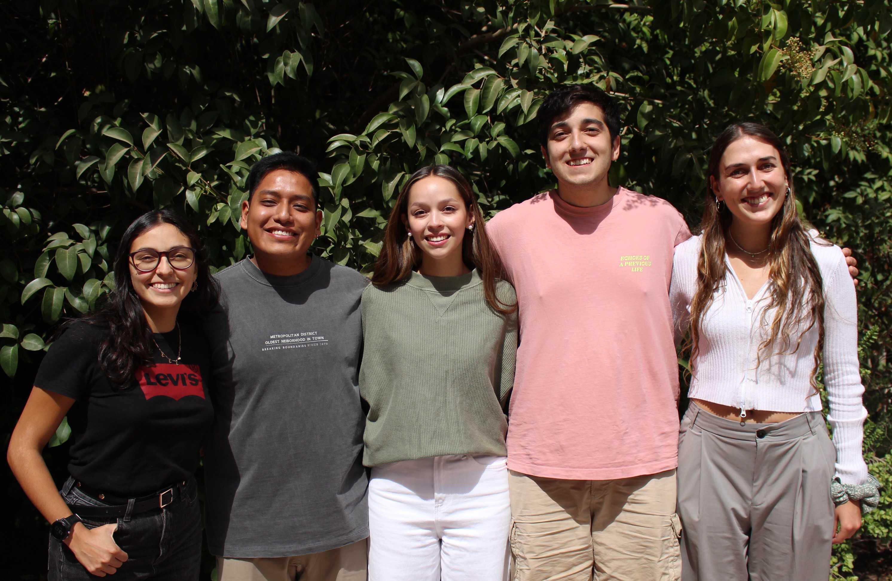 Equipo 2025: Amanda Orellana, Erick Inga, Macarena Crisóstomo, Jesús Ugarte y Camila Yáñez-