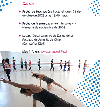 Prueba especial de Danza 2027