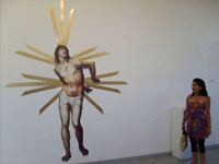 Realizado en conjunto con Felipe Cura, la obra "Interactivo I" de Ángela Cura se exhibió en el Museo de Arte Contemporáneo en 2006.