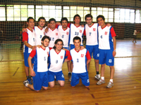 Equipo de voleibol masculino.