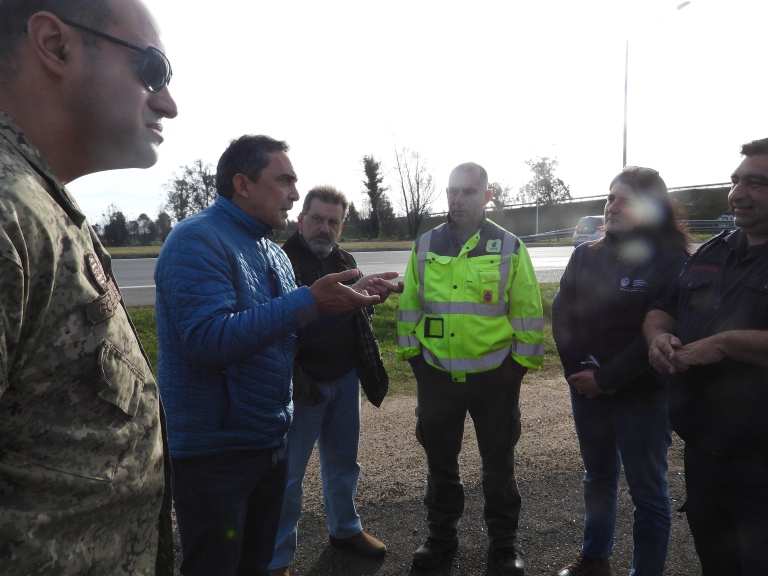 El profesor miguel castillo en terreno