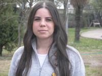 El 18 de septiembre la estudiante de Licenciatura en Artes Plásticas, Daniela Cáceres tomará el avión que la dejará en España, país en el que estudiará becada un semestre. 