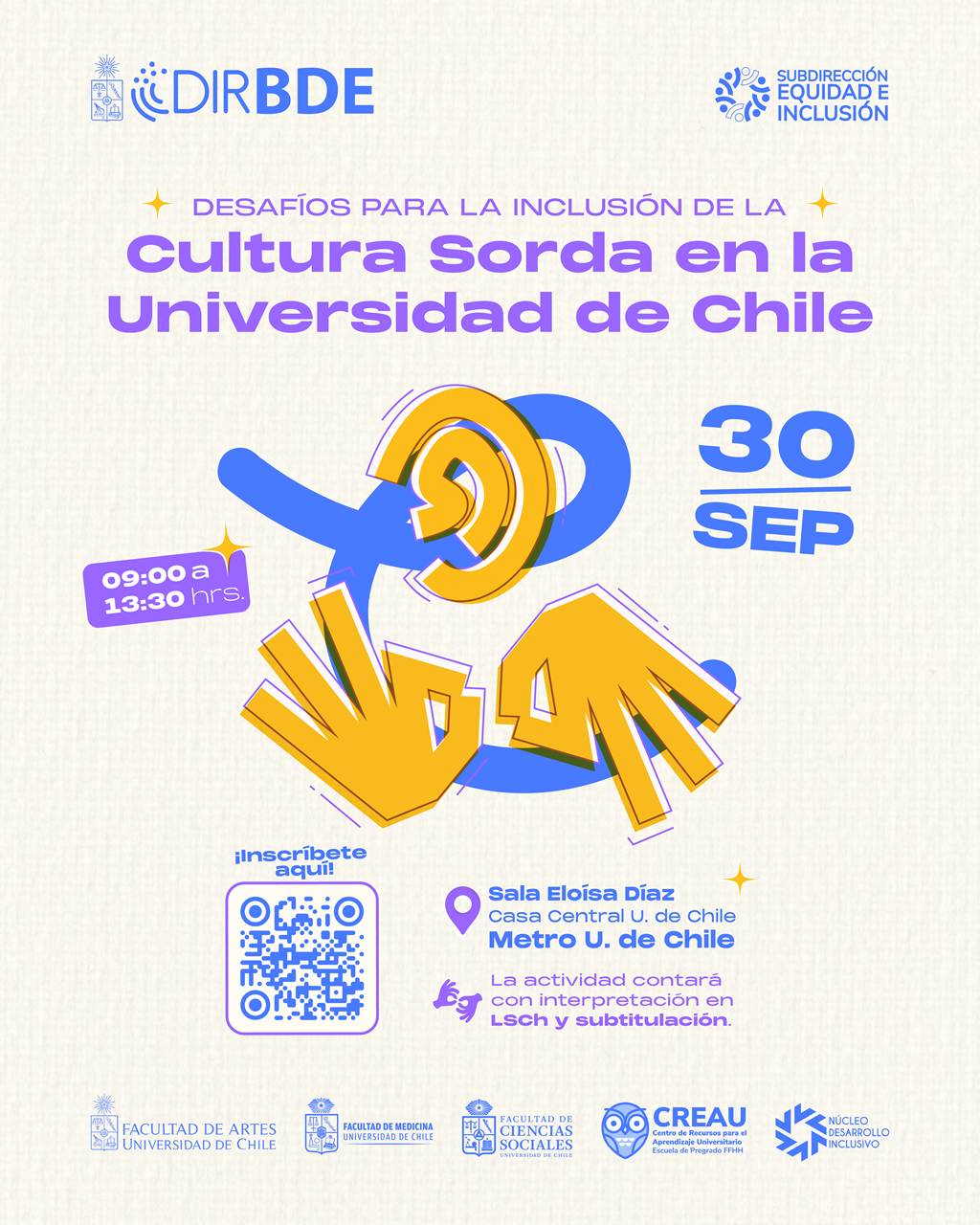 Desafíos para la Inclusión de la Cultura Sorda en la Universidad de Chile