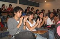 Los nuevos estudiantes participaron de charlas de gran utilidad para el inicio de sus estudios