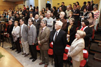 El Prof. Tito Ureta y el Prof. Octavio Monasterio organizaron un emotivo homenaje a la memoria del Prof. Hermann Niemeyer.