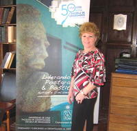 Patricia Sagüés Cáceres, secretaria de la Escuela de Graduados de la Facultad de Odontología.