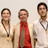 Decano Dr. Marcelo Arnold junto a Álvaro Velásquez y Alejandra Alvear