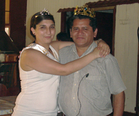Myriam Alarcón y Héctor Mariano, los reyes del Día del funcionario 2008